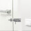 Fechadura deslizante para porta, resistente a arrombamentos, 4,76 x 2,16 x 0,83 polegadas (1 conjunto). 8