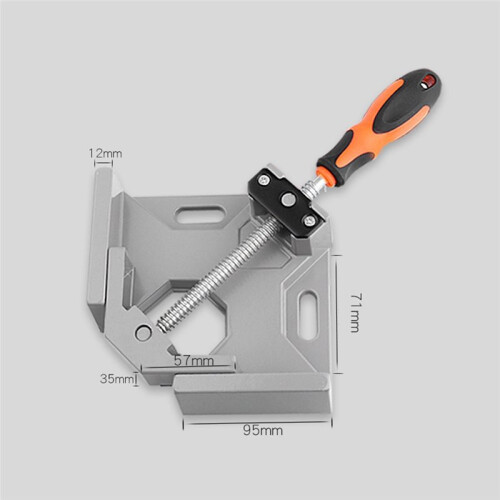 Right Angle Clamp, Single Handle 90 Corner Clamp, Clamps for Adjustable Swing Jaw, Woodworking Tools Vise Holder 1
