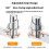 World Axis Hinge, Half-Height Door, Bidirectional Free Entry and Exit Door Hinge,  and Down Rotating Shaft 2