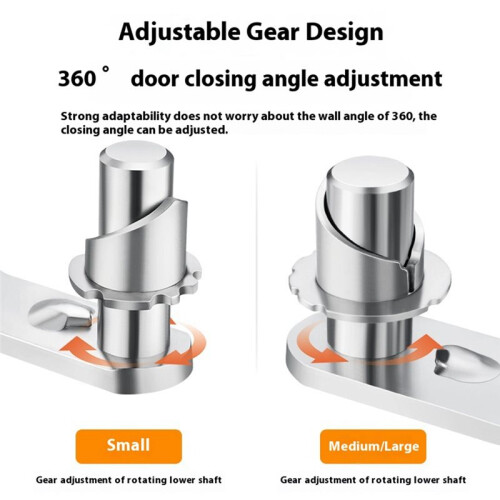 World Axis Hinge, Half-Height Door, Bidirectional Free Entry and Exit Door Hinge,  and Down Rotating Shaft 1