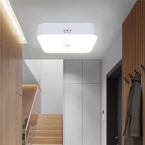Motion Sensor Ceiling Light, Wireless LED Closet Light with Auto-/Off, 100 Detection, for Closet Pantry Laundry 1