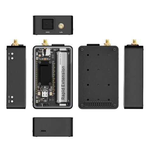 WiFi LoRa 32 Expansion Kit WiFi LoRa 32 Dev-Board ESP32 SX1262 BLE Tempered Glass Panel with GNSS Module Without Battery