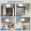 Motion Sensor Ceiling Light, Wireless LED Closet Light with Auto-/Off, 100 Detection, for Closet Pantry Laundry 8