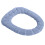 Coussin de siège de toilette d'hiver en peluche, lavable et réutilisable 2