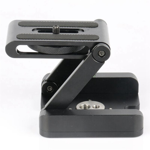 Foldable Convenient Metal Z-Fold Gimbal for  Folding Gimbals Z-Fold Quick-Release Plate Portable Camera Bracket 2