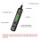Caneta de teste elétrica com visor LCD e alarme sonoro 5
