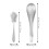 OUNONA 2pcs Multipurpose Grinding Tool Garlic Crusher Creative Mincer Manual Ginger 5