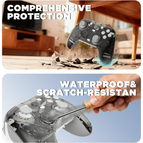 Magnetic Swappable Faceplates for  G7 Pro Controller,Clear Replacement Shell Kit Accessories for  G7 Pro 1