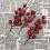 60 de tulpini artificiale roșii de ilex, 20 cm 3