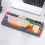 M96 Wireless Mechanical Keyboard  Dual Mode Connection with Multimedia Knob,Colorful Backlight 4
