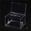 Durable Tip Jar Voting Plastic Container with Lock and Sign Holder Suggestion Box Acrylic Solid Ballot Box 5
