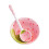 Ceramic Fruit-Printed Bowl and Spoon Set 5