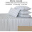 Σεντόνια Flannel Full Size Σετ 6 τεμαχίων – 100% βαμβάκι διπλής πλέξης, με βαθιές τσέπες 16", 3