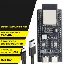 ESP32-S3 WIFI BT  Development Board 44Pin Type-C USB for  IDE, ESP32-S3-WROOM-1 N16R8 16MB Flash 8MB PSRAM