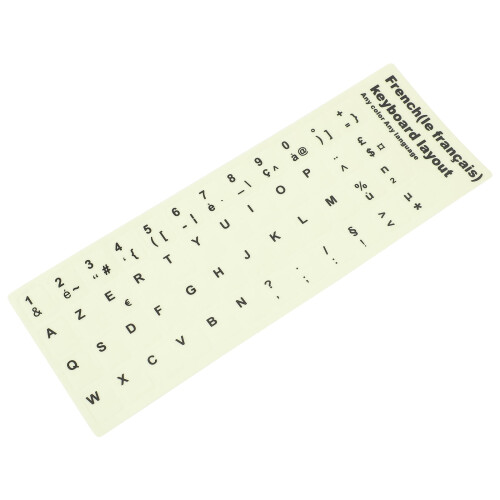Keyboard Letter Decals 1 Sheet for Computer and Laptop Users in Dim Lighting 2