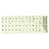 Keyboard Letter Decals 1 Sheet for Computer and Laptop Users in Dim Lighting 4
