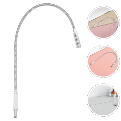 OUNONA2-Pack Λάμπα LED USB με εύκαμπτο λαιμόκοψη, φως ανάγνωσης για χρήση σε φορητό 1