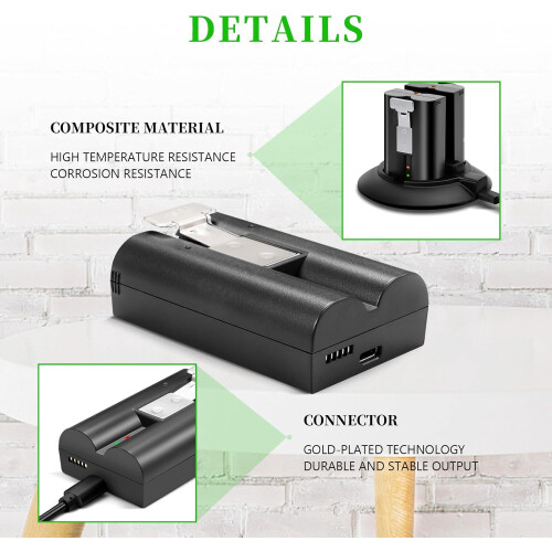 2 επαναφορτιζόμενες μπαταρίες 6040mAh για κουδούνι βίντεο 2/3/4, 3Plus, κάμερα Stick Up (2ης/3ης 2