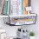 4-Pack Undershelf Wire Storage Baskets 5