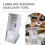 Label Applicator for 76x130mm Label Handheld Label Applicator Roller Opening Easy to Use Label Applicator 3
