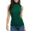 Ärmellose Rollkragenpullover für Damen, leichte, dehnbare Oberteile 3