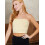 Trägerloses, doppellagiges Bandeau-Top für Damen – Basic-Freizeittop 4