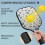 Σετ κουπιών Pickleball με κουπιά από fiberglass σε σχέδια λουλουδιών, 2 μπάλες και τσάντα – 4