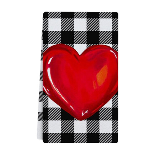 Valentinstag-Küchenhandtuch, 60 x 40 cm 1