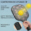 Σετ κουπιών Pickleball με κουπιά από fiberglass σε σχέδια λουλουδιών, 2 μπάλες και τσάντα – 4