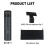 High Quality E614 Condenser Instrument Microphone Cardioid Instrument Mic with Clamp Mount 3