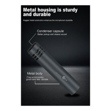 High Quality E614 Condenser Instrument Microphone Cardioid Instrument Mic with Clamp Mount