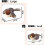Pássaro interativo para gatos com cauda de penas, melodia, asas que batem e voo automático (1 unidade) 4