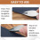 Leather Wing Divider Tool - 1pc Silver, 4mm, Premium Crafting Tool for Leather and DIY Projects 2