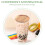 Wooden Bottle Lids with Silicone Seal, 4-Pack 2