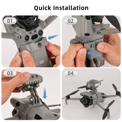 For   5 Pro Searchlight Mount Multifunctional Expansion Adapter Mount Sports Camera Bracket Drone Accessories 2
