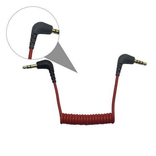Pavo1Pc3.5mm TRS til TRRS splitteradapter kabeloverførsel til Micro og Micro 1