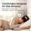 3D Sleep Mask 100% Light Blocking Comfort Adjustable Strap Night Travel Rest Essential 3