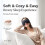 3D Sleep Mask 100% Light Blocking Comfort Adjustable Strap Night Travel Rest Essential 8