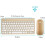 Wireless Keyboard & Mouse Set, Rechargeable 2.4G Numeric Combo with Nano USB Receiver – Compatible with Windows 5