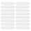 100Pcs Rectangular White Paper Cake Plates for Safe and Service 8