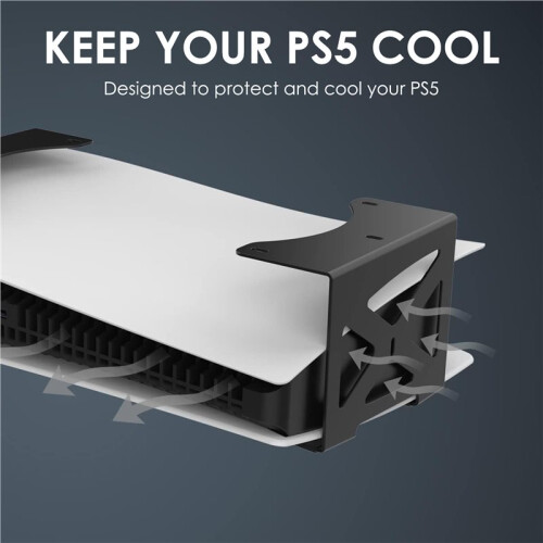 Supporto Sotto Scrivania per PS5 per PS5 Slim, Supporto Invisibile Compatibile con Console  5 Disc e Digital Edition 2