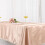 60" x 102" Satin Rectangular Tablecloth Nude Table Linen 5