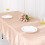 60" x 102" Satin Rectangular Tablecloth Nude Table Linen 6