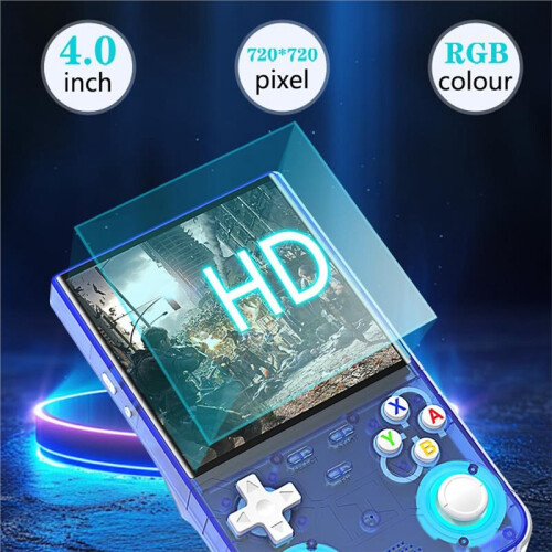 Console de Jogos Portátil Retrô R36 Ultra com Tela IPS de 4 Polegadas, Compatível com Mais de 10 Emuladores,  Console de Videogame Portátil A 1