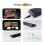 LED Note Board Night Light Acrylic Drawing Board with Message  for Office School Home Black 4