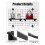 Gridwall Shelf Bracket with Lip, 12" Metal Gridwall Brackets Hooks Heavy Duty Shelf Bracket Gridwall Accessories 3