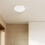Round White PET Ceiling Light Cover 24.5 cm 5