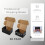 6x4x3" 50 τεμάχια κουτιών από κυματοειδές χαρτόνι, μικρό κουτί αποστολής για 2