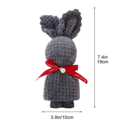 Πετσέτα μωρού Bunny Pineapple Warp Knit – Μαλακή απορροφητική1 1