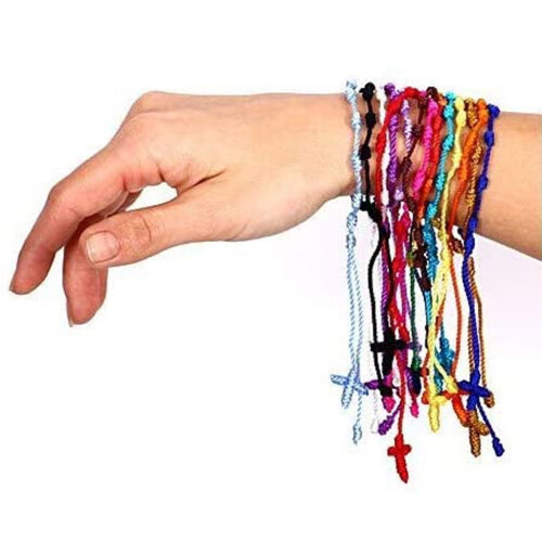12PCS Tibet Cord Adjustable 7 Knot String for Crossed Adjustable Kabbalah 1